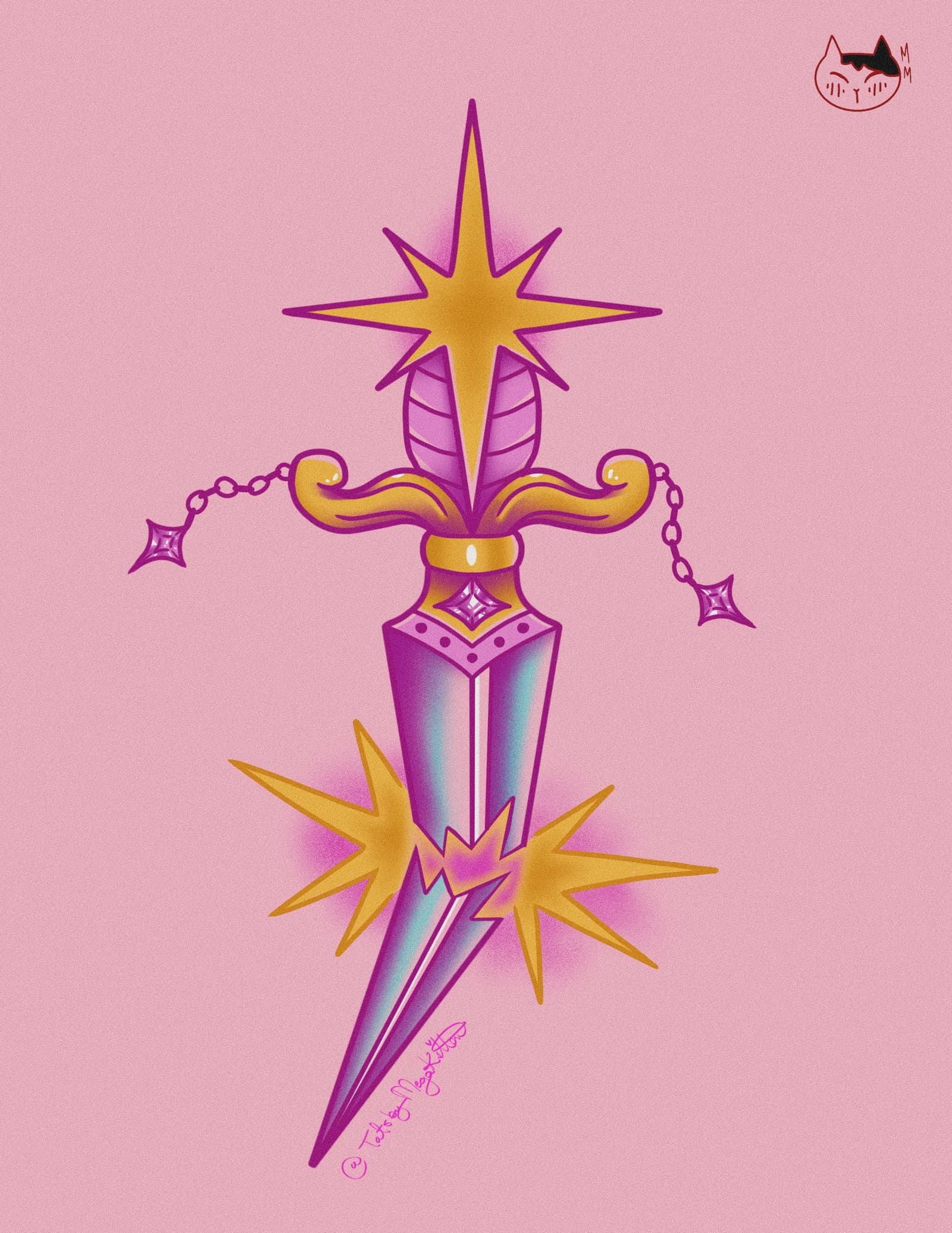 Broken Dagger flash design